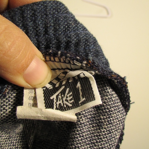 Vintage Wool Striped And Pleated Skirt - Picture 4 of 5